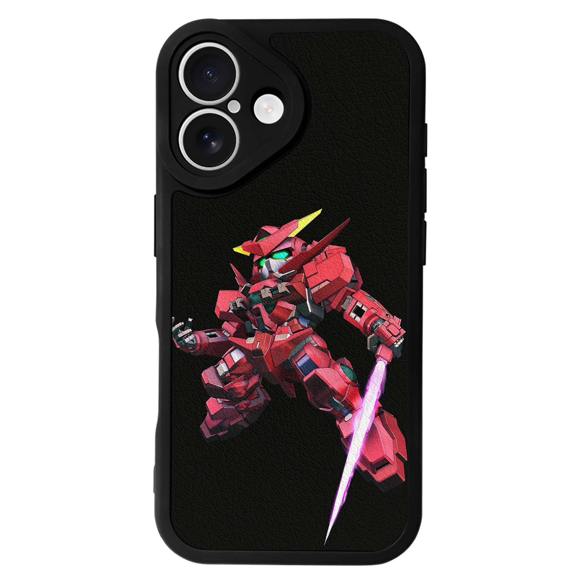 （画像用） 機動戦士ガンダム Mobile Suit Gundam 【iPhone 16シリーズ対応】シリコンスマホケース（レザー調） 材質：シリコン
